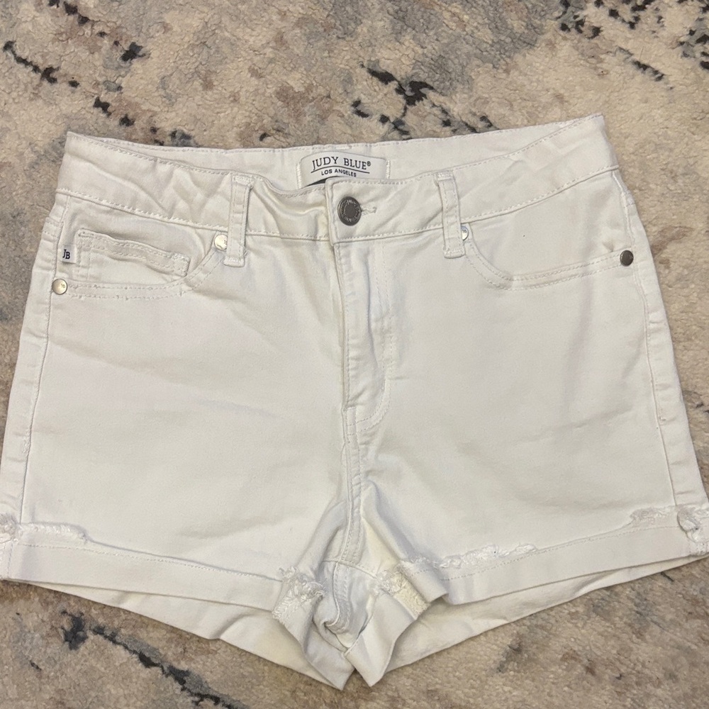 Judy Blue Women's white Jean Shorts size 27